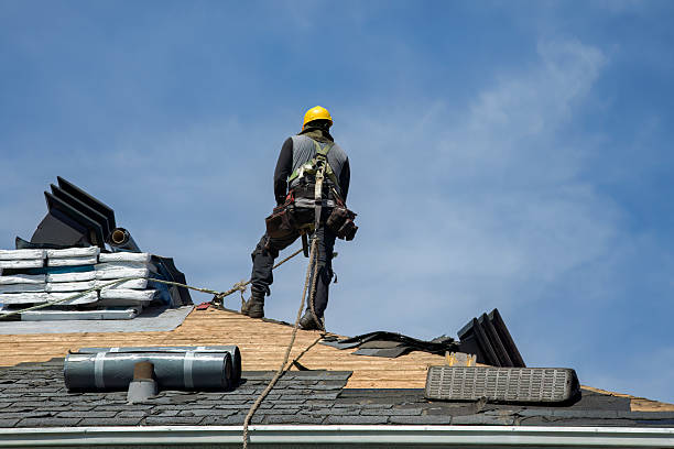 Professional Flat Roof Repair technician working in Manitowoc, WI